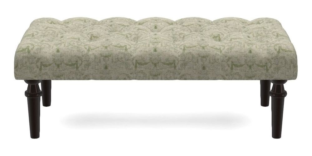 Small Buttoned Footstool