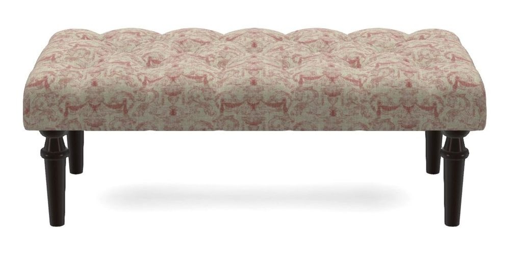 Small Buttoned Footstool