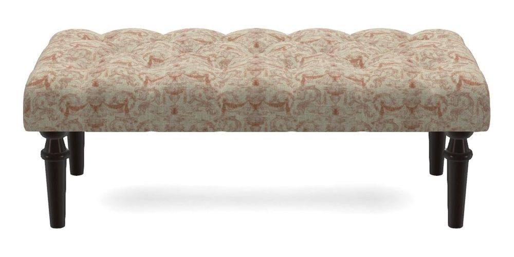 Small Buttoned Footstool