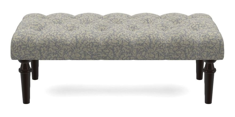 Small Buttoned Footstool