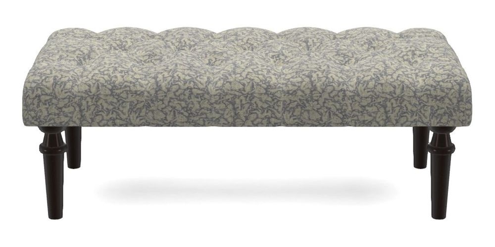 Small Buttoned Footstool