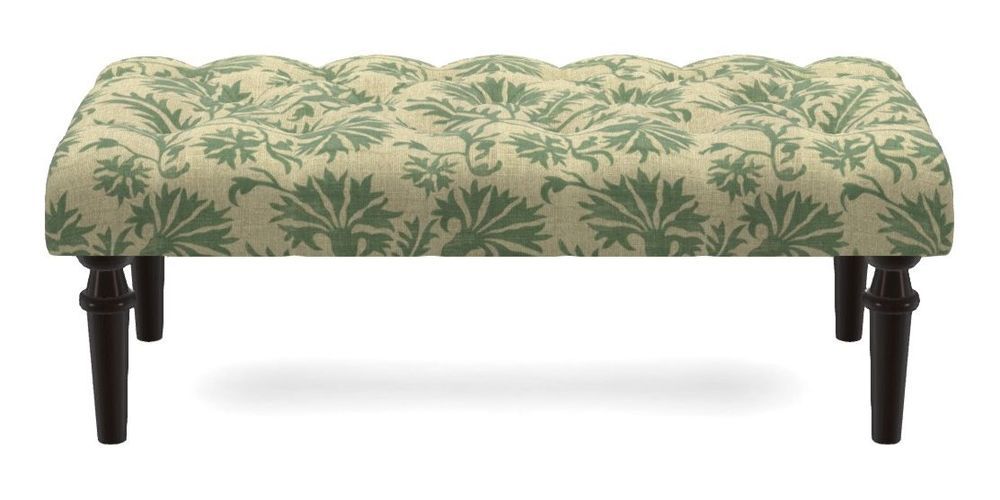 Small Buttoned Footstool