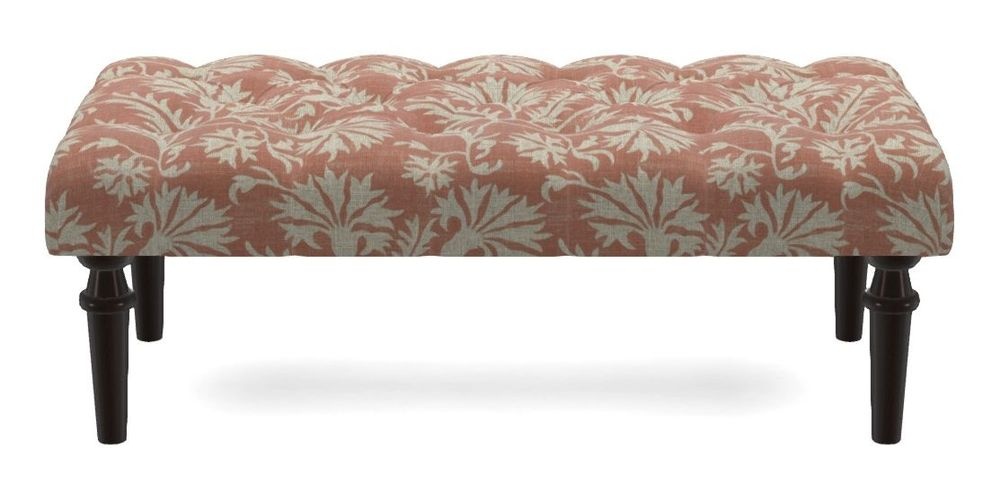 Small Buttoned Footstool