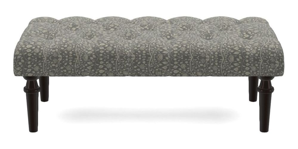 Small Buttoned Footstool