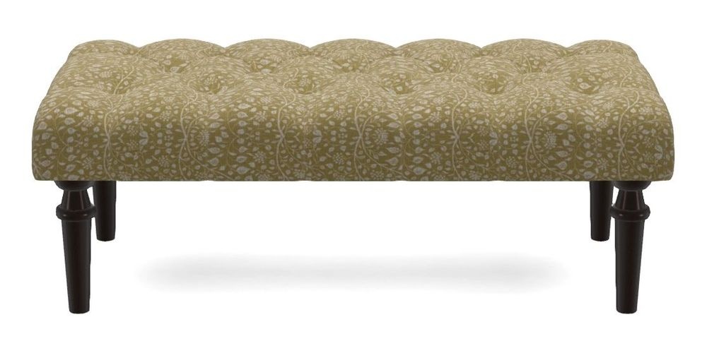 Small Buttoned Footstool