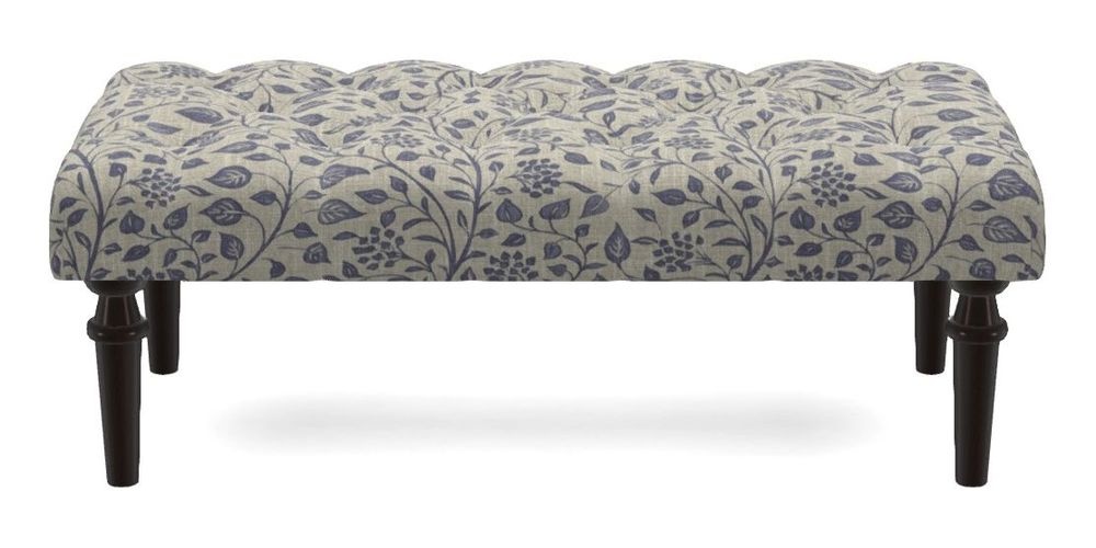 Small Buttoned Footstool