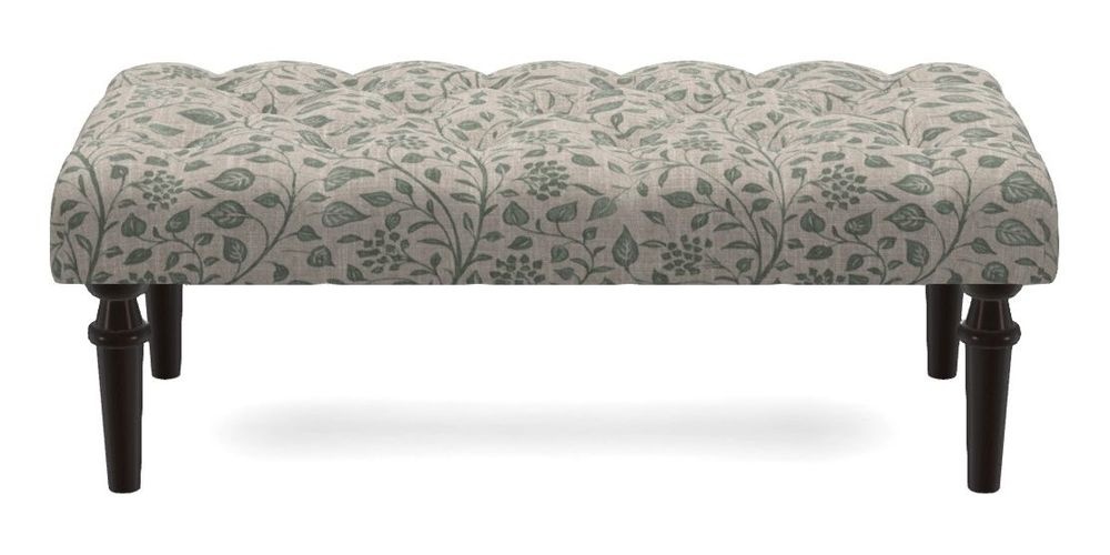 Small Buttoned Footstool