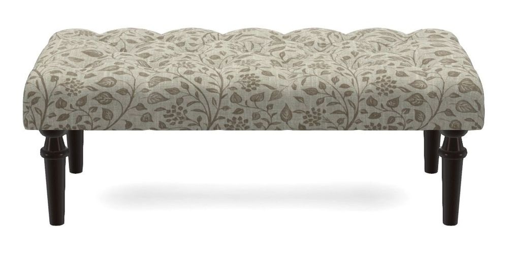 Small Buttoned Footstool