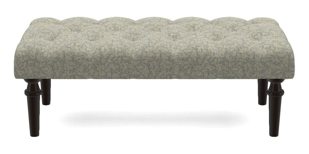 Small Buttoned Footstool