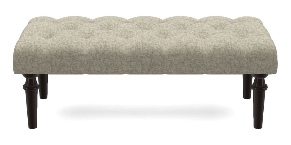 Small Buttoned Footstool