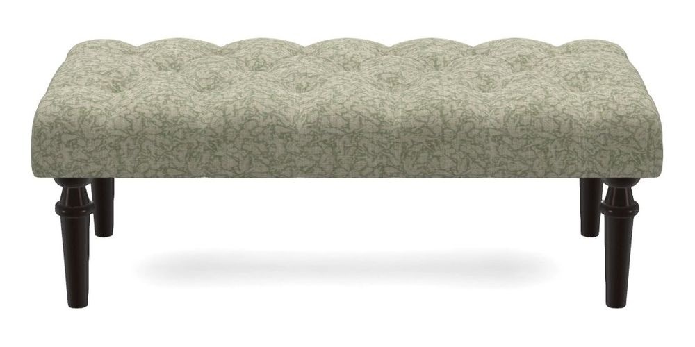 Small Buttoned Footstool