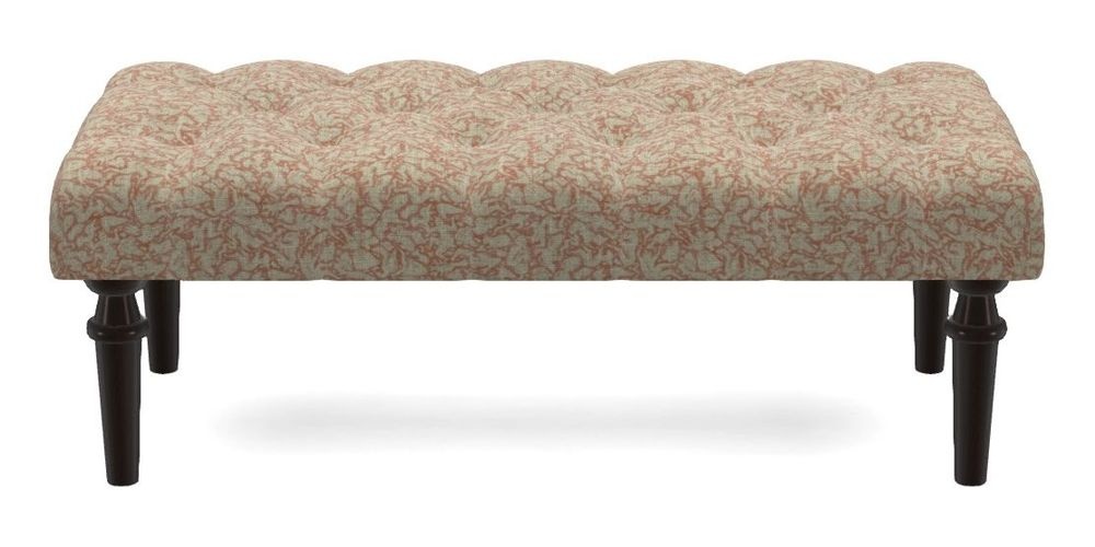 Small Buttoned Footstool