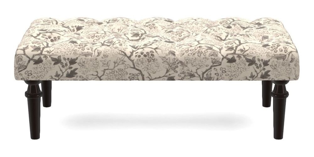 Small Buttoned Footstool