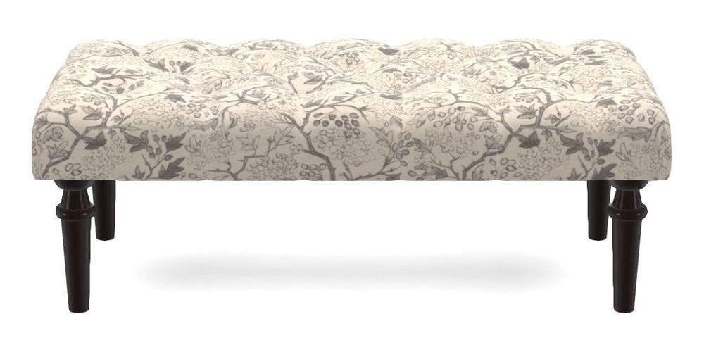 Small Buttoned Footstool