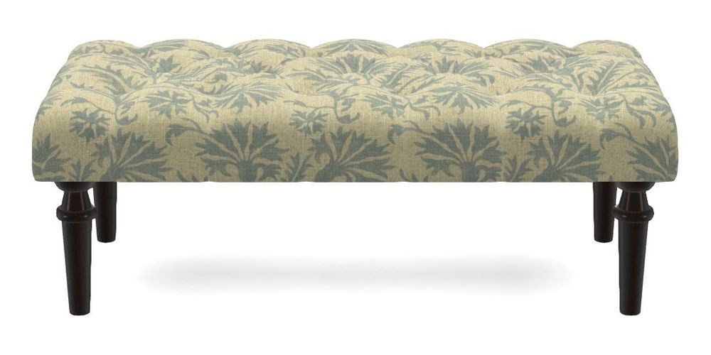 Small Buttoned Footstool