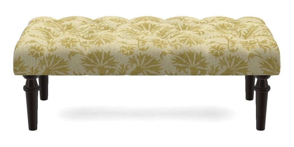 Small Buttoned Footstool