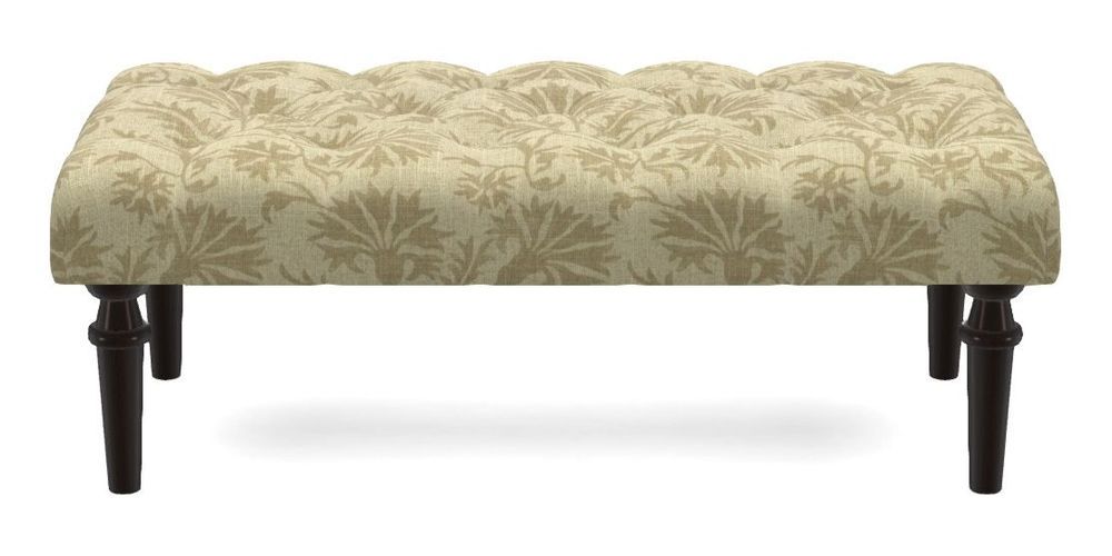 Small Buttoned Footstool