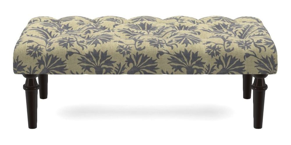 Small Buttoned Footstool