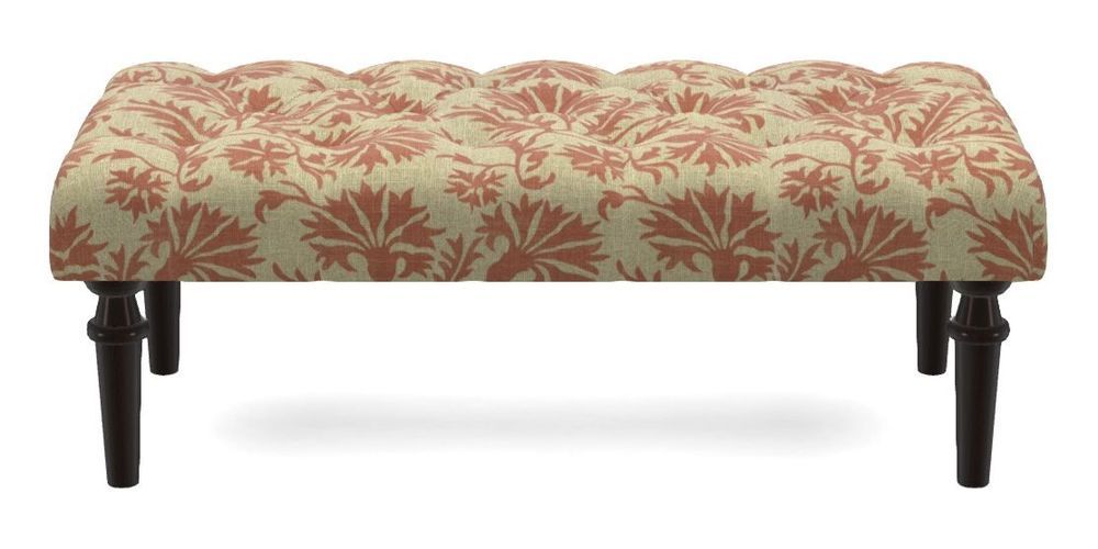 Small Buttoned Footstool