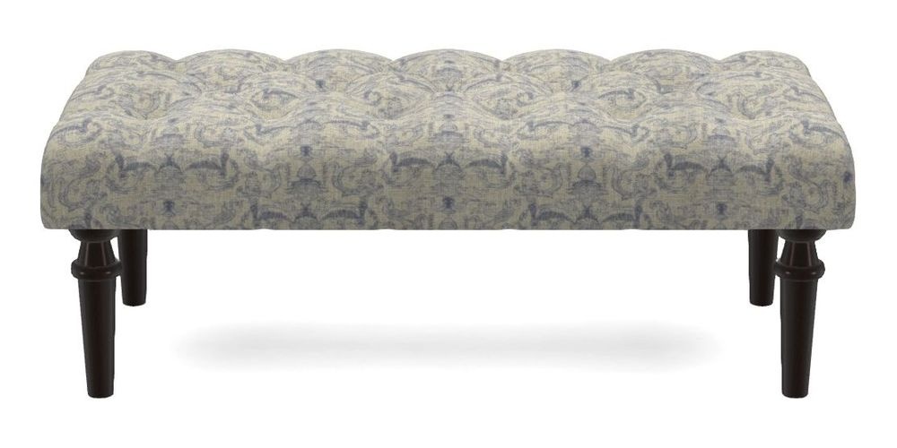 Small Buttoned Footstool