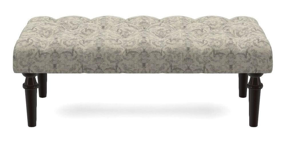 Small Buttoned Footstool