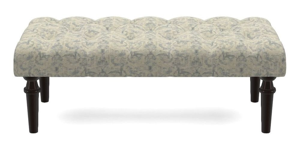 Small Buttoned Footstool