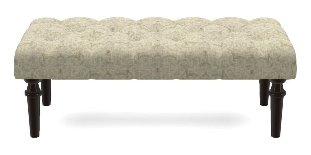 Small Buttoned Footstool