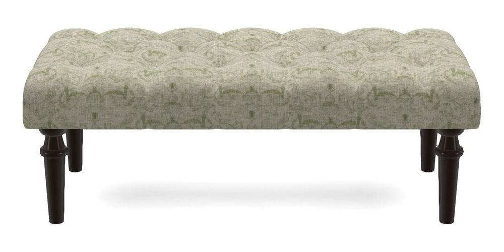 Small Buttoned Footstool