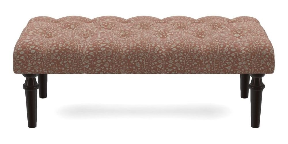 Small Buttoned Footstool