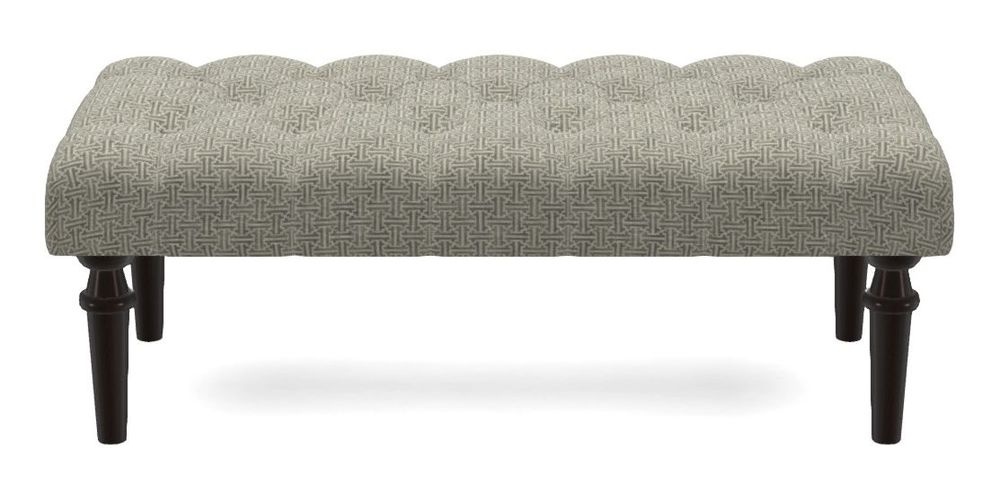 Small Buttoned Footstool