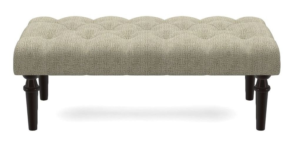 Small Buttoned Footstool