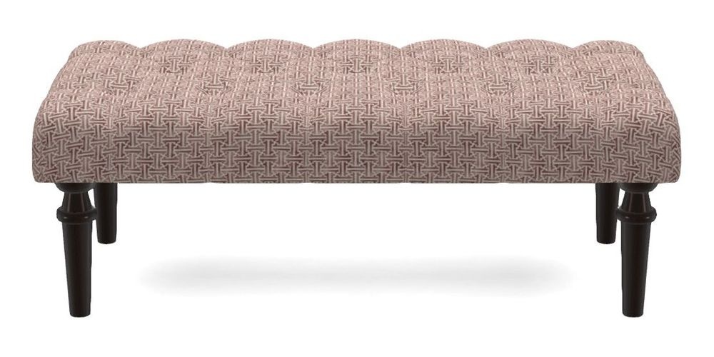 Small Buttoned Footstool