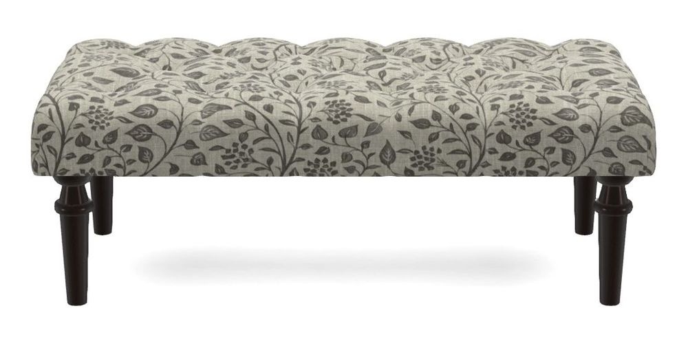 Small Buttoned Footstool