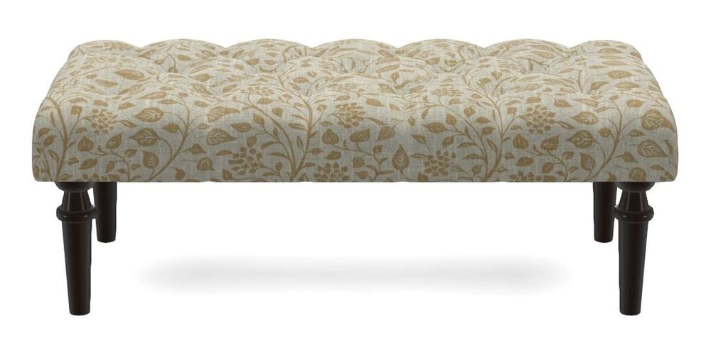 Small Buttoned Footstool