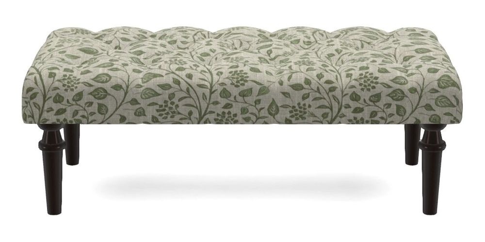 Small Buttoned Footstool