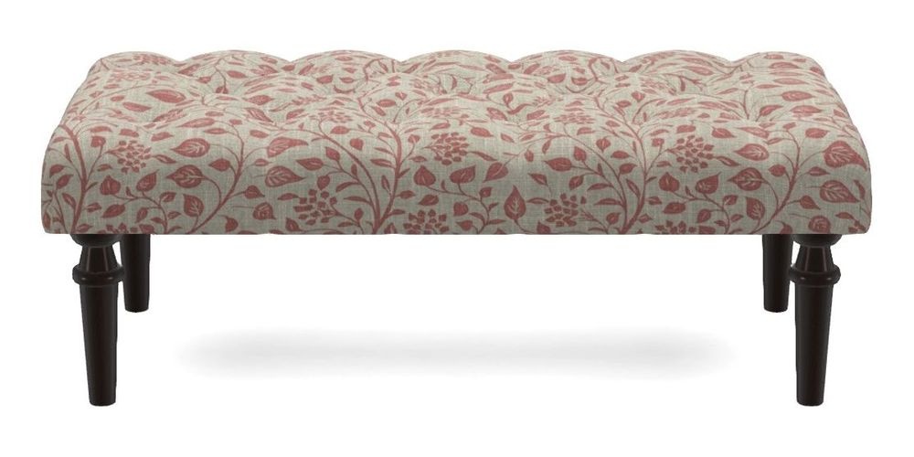 Small Buttoned Footstool