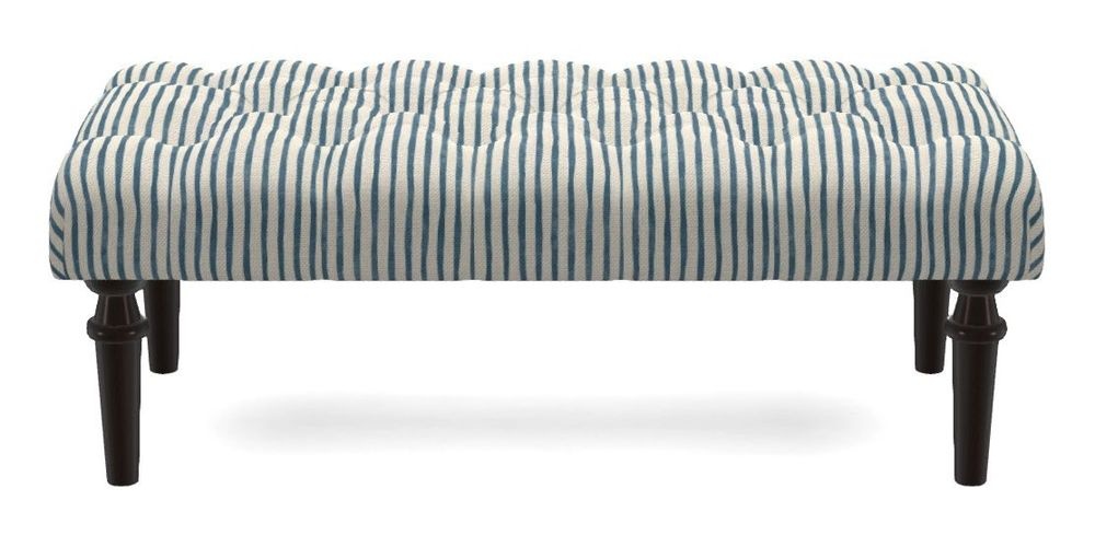 Small Buttoned Footstool