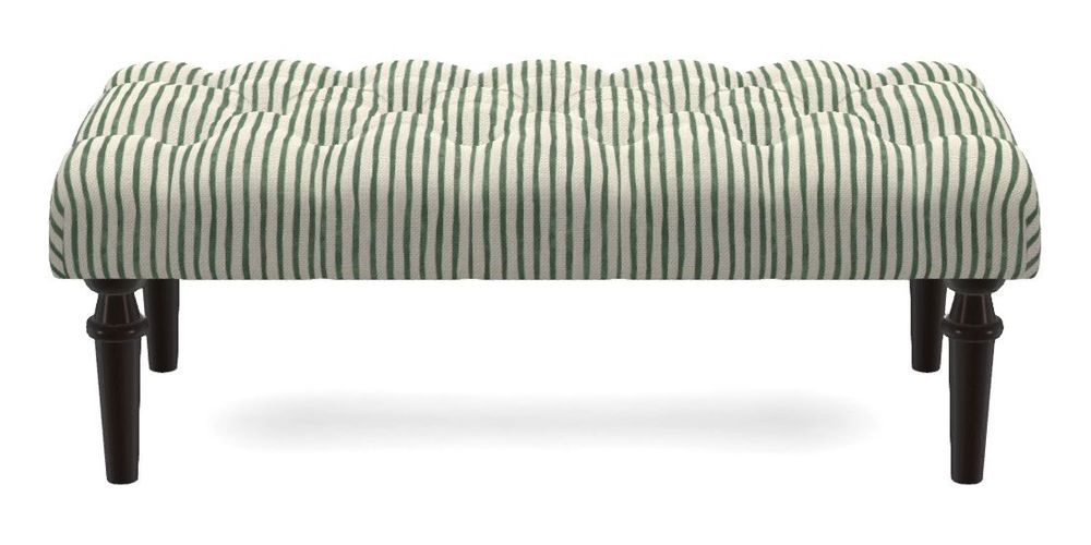 Small Buttoned Footstool