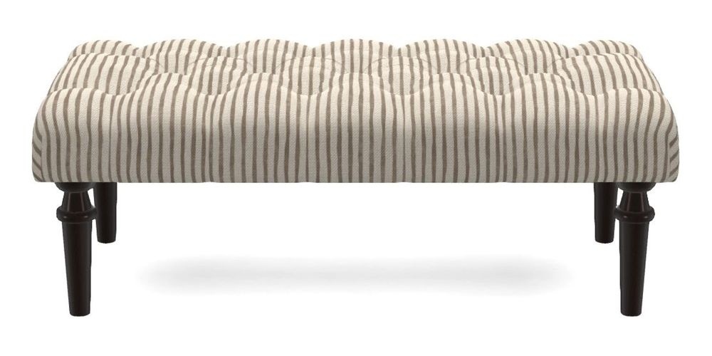 Small Buttoned Footstool