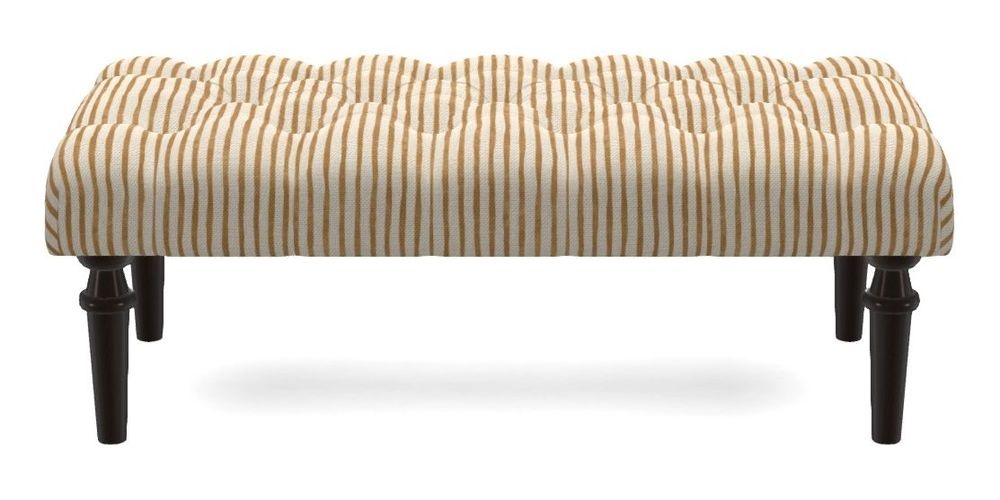 Small Buttoned Footstool