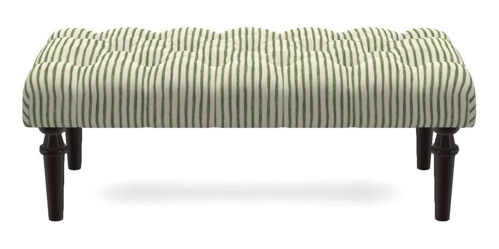 Small Buttoned Footstool