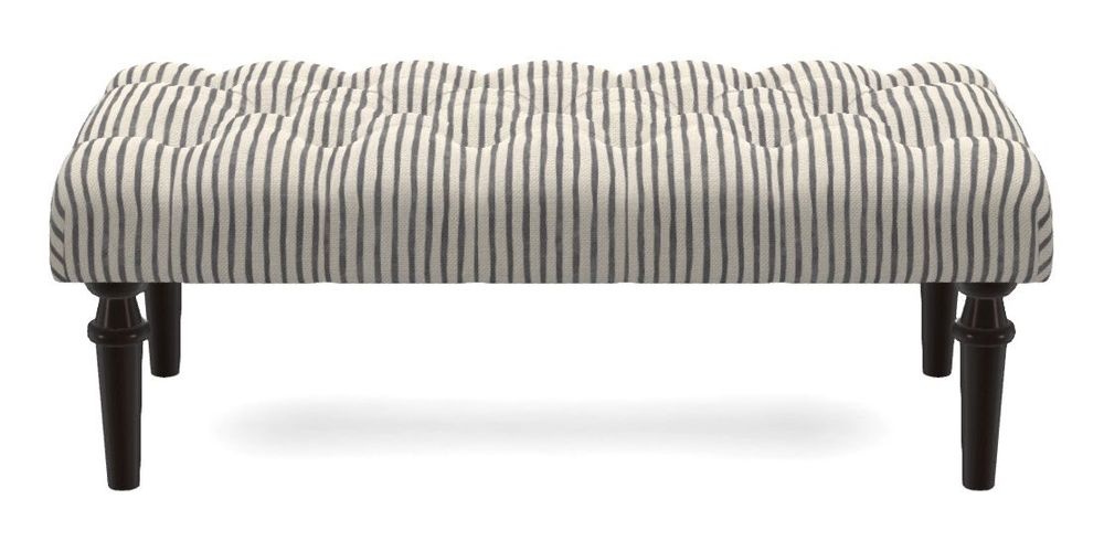 Small Buttoned Footstool