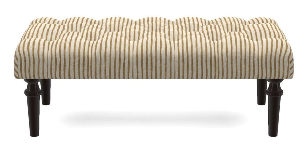 Small Buttoned Footstool