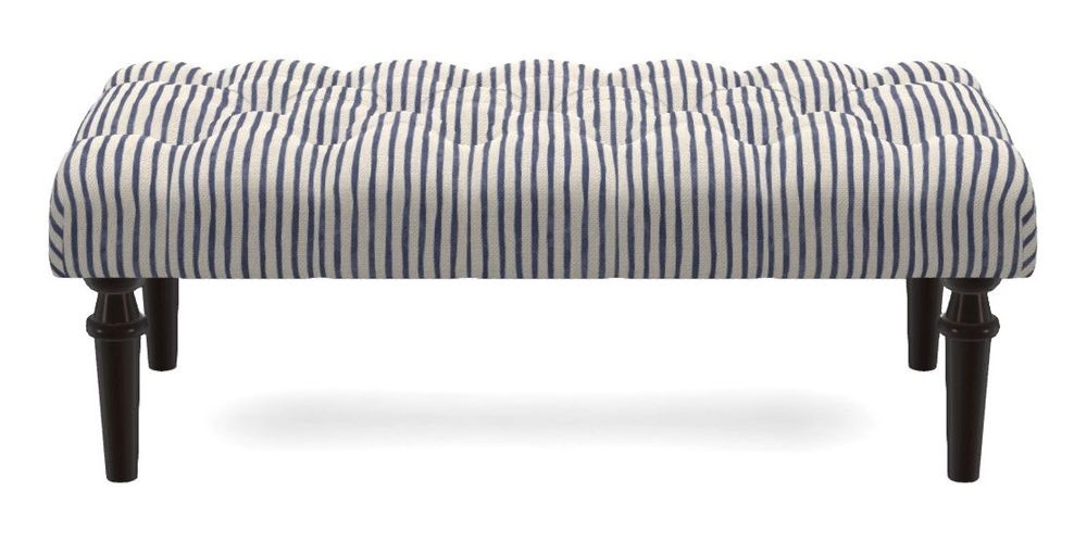 Small Buttoned Footstool