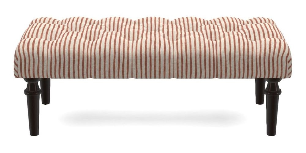 Small Buttoned Footstool