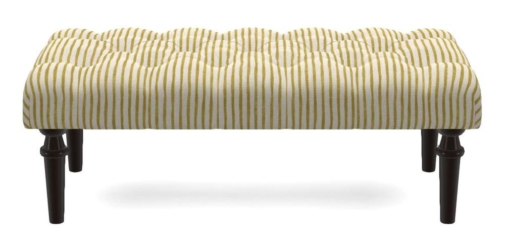 Small Buttoned Footstool