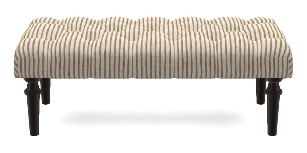 Small Buttoned Footstool