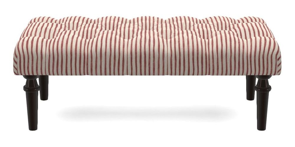 Small Buttoned Footstool