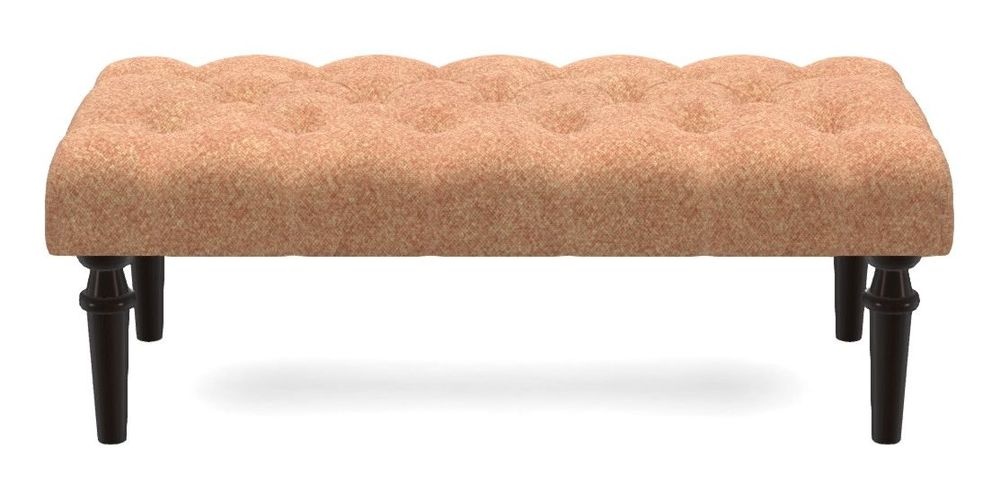 Small Buttoned Footstool