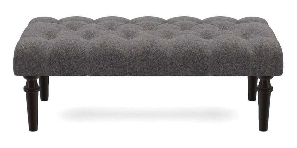 Small Buttoned Footstool